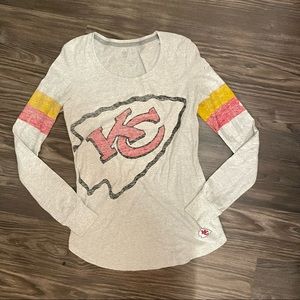 KANSAS CITY CHIEFS WOMENS LONG SLEEVE NIKE TEE